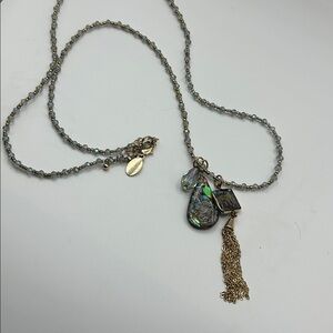 Spring Street Blue Mother Of Pearl 3 Pendants